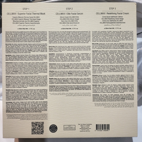 Adore Cosmetics: Cellmax 3in1 Thermal Treatment Kit - Picture 4 of 4